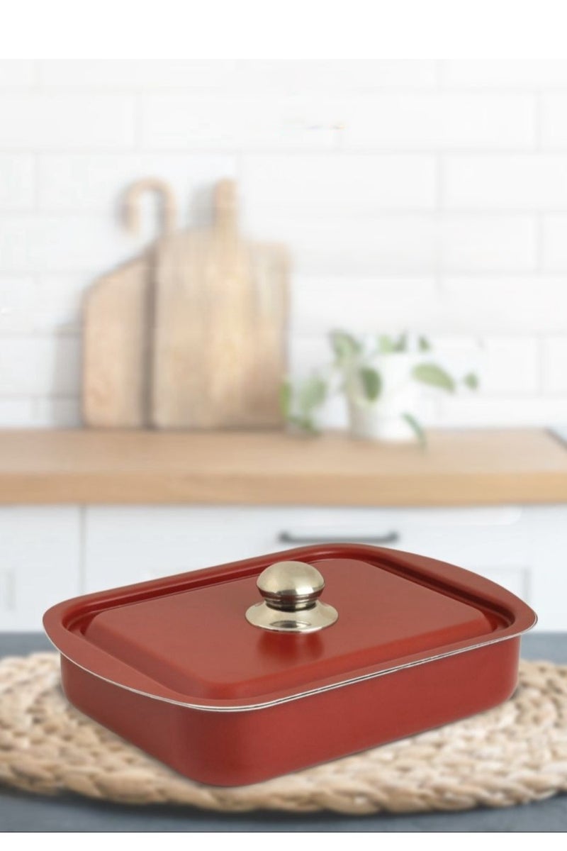 Newfloon Non-stick pan with lid (35 x 27 cm) - Image 1