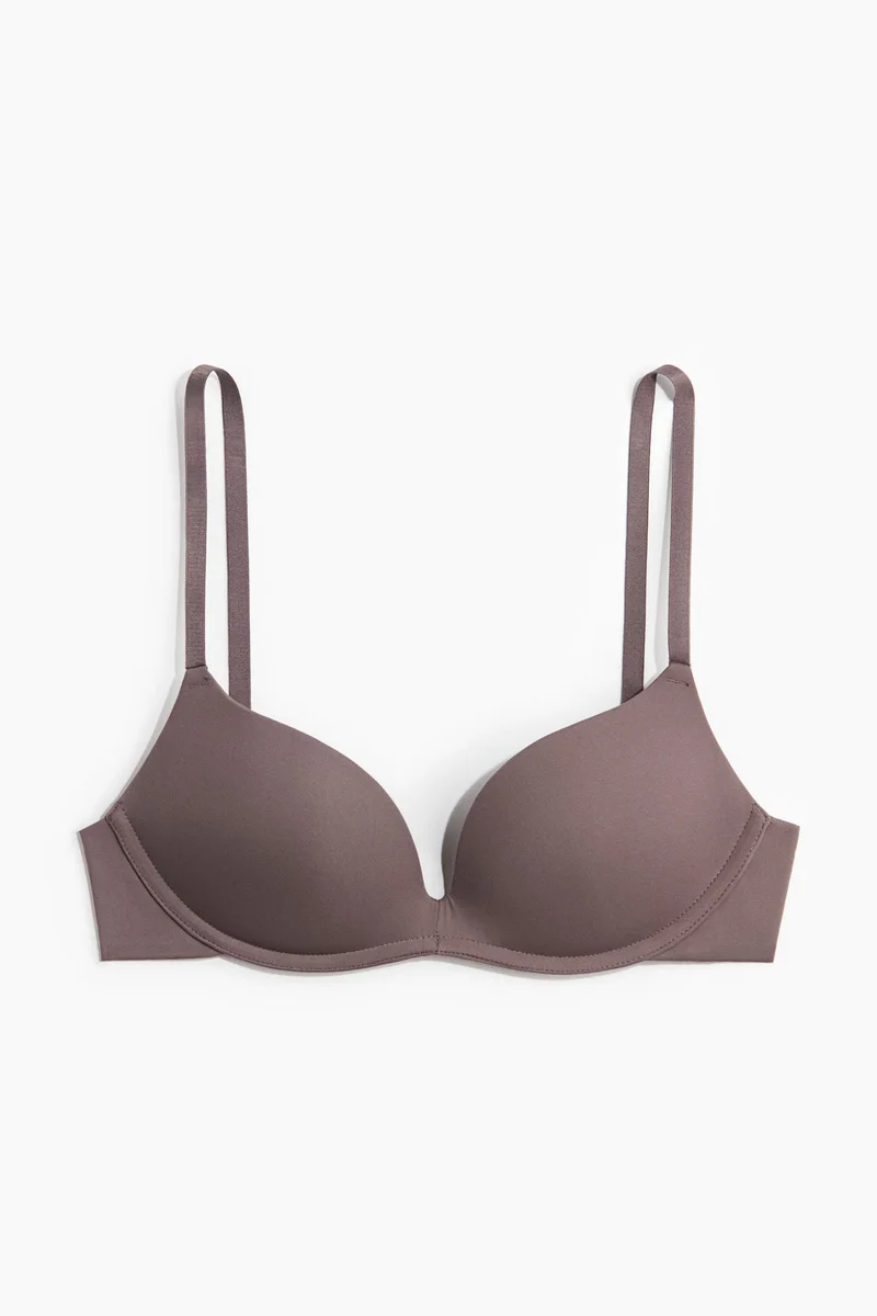 H&M  Non-wired microfibre push-up bra for Women | Best Price UAE