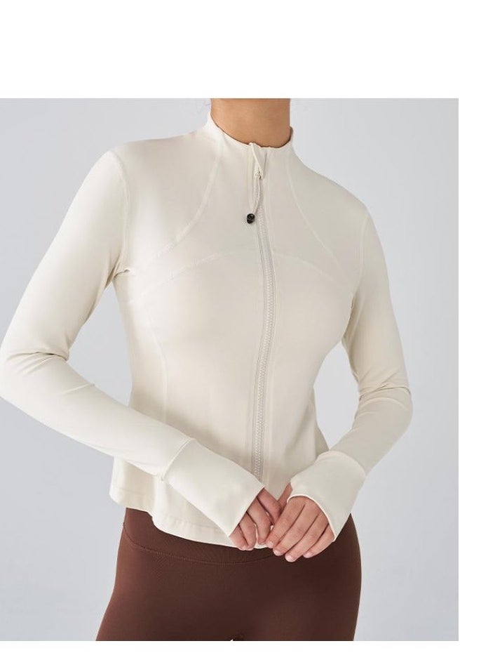 Generic Women's High-End Breathable Long Sleeved Sports Sun Protection Yoga Suit  - Image 3
