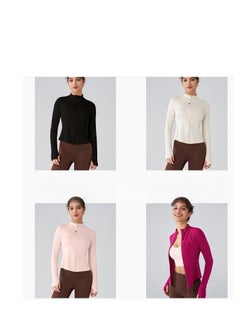 Generic Women's High-End Breathable Long Sleeved Sports Sun Protection Yoga Suit  - Image 4
