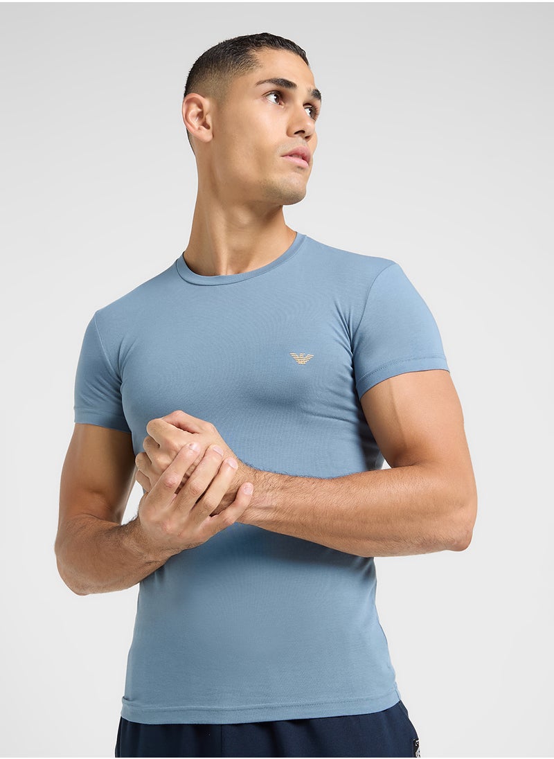 EMPORIO ARMANI Logo Crew Neck T-Shirt  - Image 1
