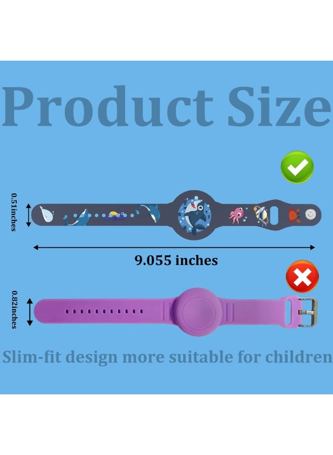 Suitable for Airtag protective cover Apple positioning anti-lost device waterproof cartoon wristband - Image 2