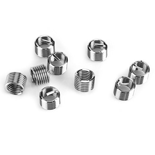 Bewinner Thread Repair Kit, M5/M6/M8 Metric Thread Repair Insert Coil Helicoil for Auto Repair Kit (Pack of 30Pcs) (M8) - Image 5
