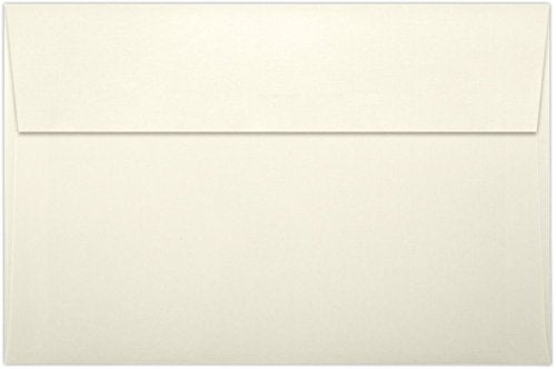 LUXPaper A9 Invitation Envelopes | Peel & Press | 5 3/4" x 8 3/4" | Natural Linen | 80lb. Text | 50 Qty - Image 1