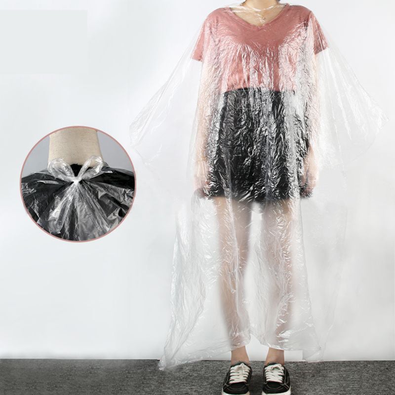 50PCS Disposable Waterproof Hair Salon Capes Haircut Apron Salon Shampoo Cape Salon Gown for Barbershop - Image 2