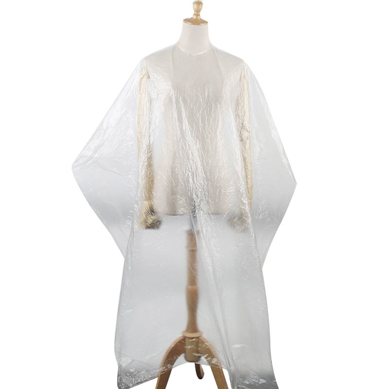 50PCS Disposable Waterproof Hair Salon Capes Haircut Apron Salon Shampoo Cape Salon Gown for Barbershop - Image 1