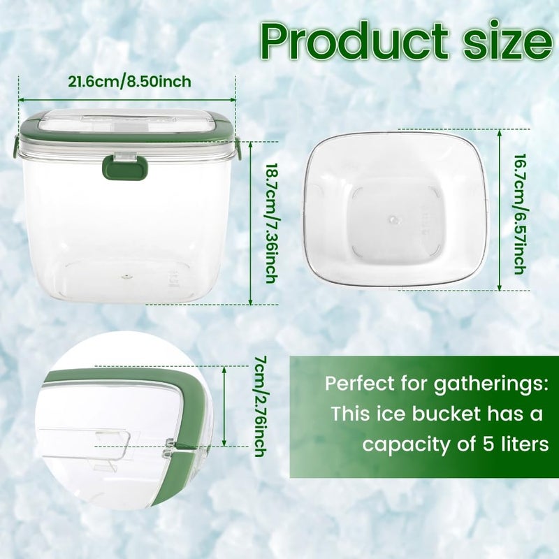 Deoxys Heavy Material Plastic Portable Travel Chiller Cooler Bag Insulated Chiller Ice Box for Travel Picnic and Outdoor Parties Ice Cube Bucket - Image 5
