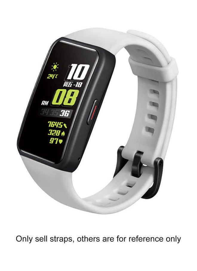 NIBEMINENT - Replacement Strap For Huawei Honor Band 6 Smart Watch White - Image 1