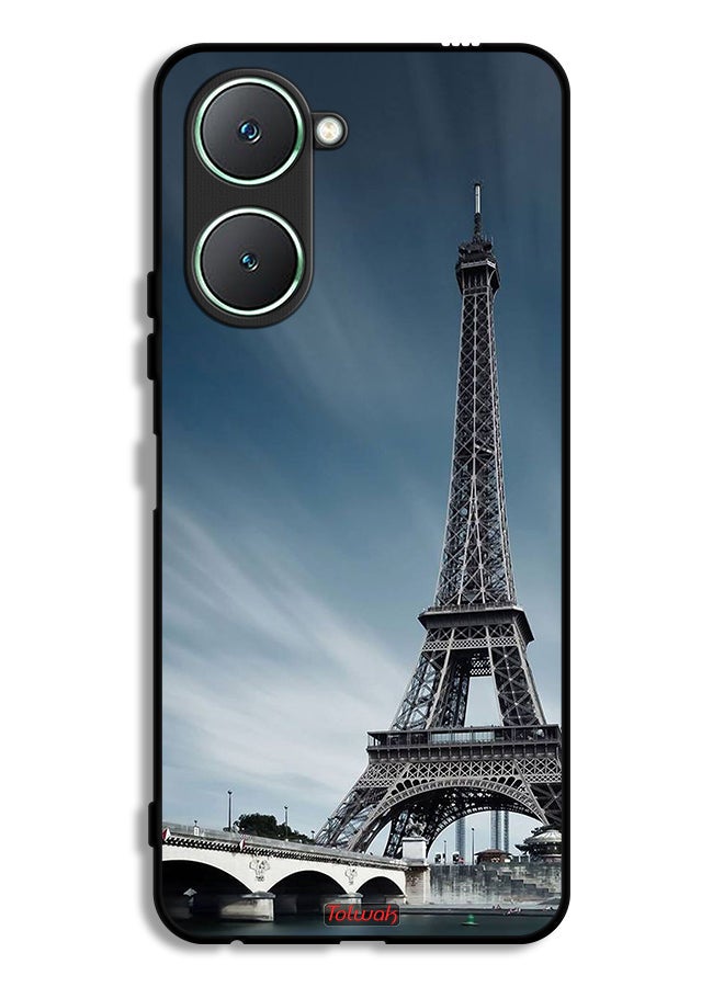 Tolwak Vivo Y18i 4G Protective Case Cover Eiffel Tower - Image 1