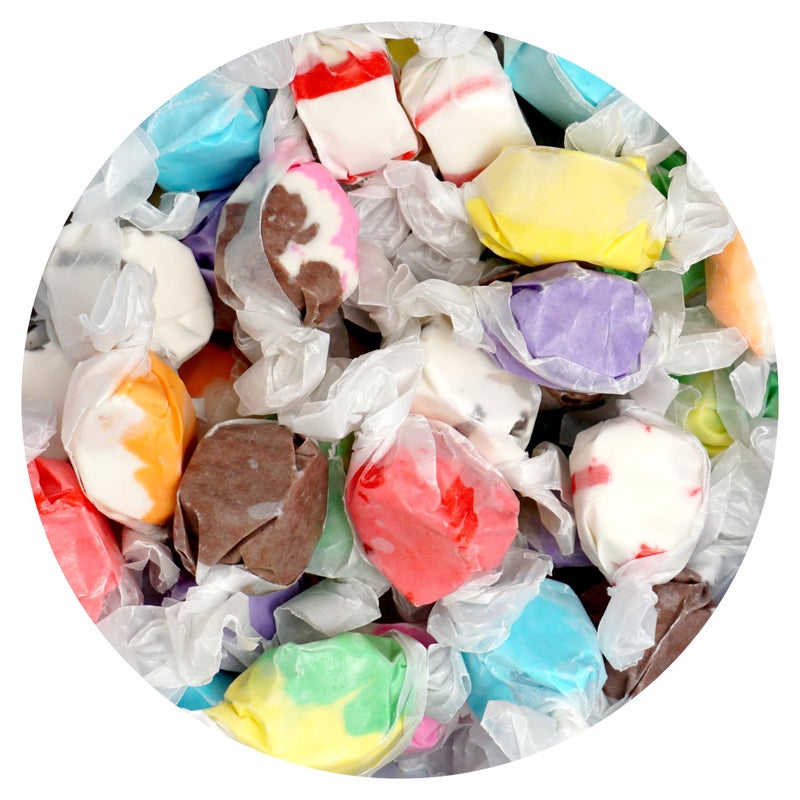 The Hampton Candy Company Salt Water Taffy Assorted Mix 1 Pound Bulk Bag 10 Assorted Flavors Individually Wrapped Taffy Candy - Image 3