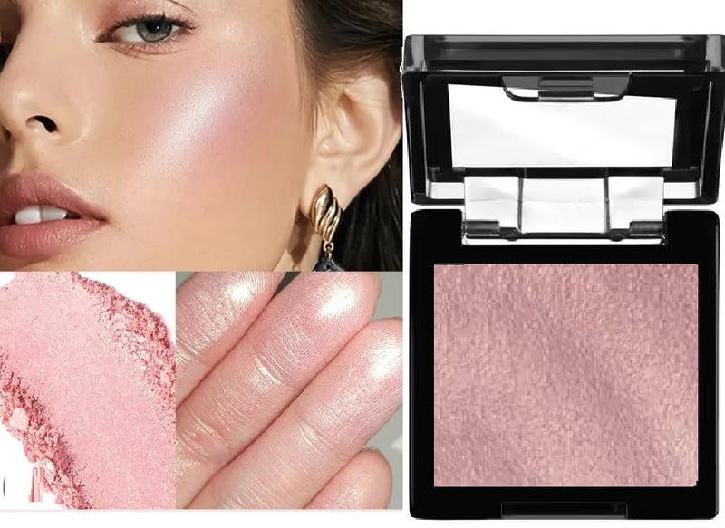 Highlighter Highlight Shimmering Powder Waterproof Long Lasting - Image 2