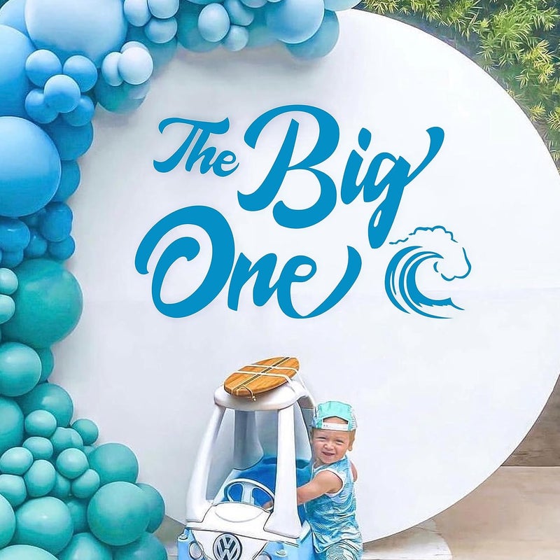 MUWEOL The Big One Decal  Wave Themed 1stFirst Birthday Party Decoration Surf Birthday Decor for Little Boy - Image 1