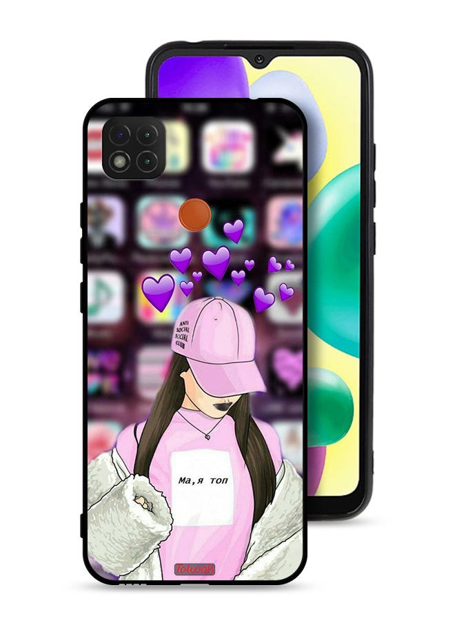 Tolwak Xiaomi Redmi 10A Protective Case Cover Anti Social Club  - Image 1