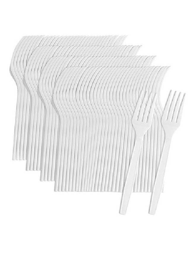 Generic Disposable Heavy Duty Plastic Fork (150pcs)  - Image 1