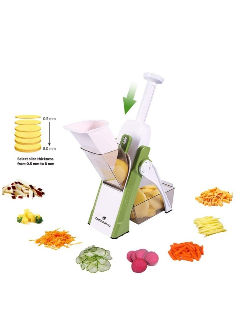 ELTRAZONE Vegetable Cutter Mandoline Slicer,Once For All.Food Chopper,Dicer Fruit,French Fry Julinner  - Image 2