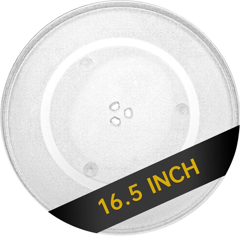 Rotaglass 16.5" Microwave Glass Turntable Plate, 16.5" / 42cm Microwave Tray Replacement Glass Plate, Glass Tray Replacement for LG, GE, Magic Chef, Hotpoint, Panasonic, Kenmore, etc - Image 1