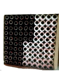 Shop & Shoppee Shop & Shoppee 100% Polyester Sewing Threads 100 Tubes(300 M Each) for Tailoring, Machine and Hand Stitching Spools Thread (300 m, Pack of 50 - Black & 50 - White Tubes)  - Image 3