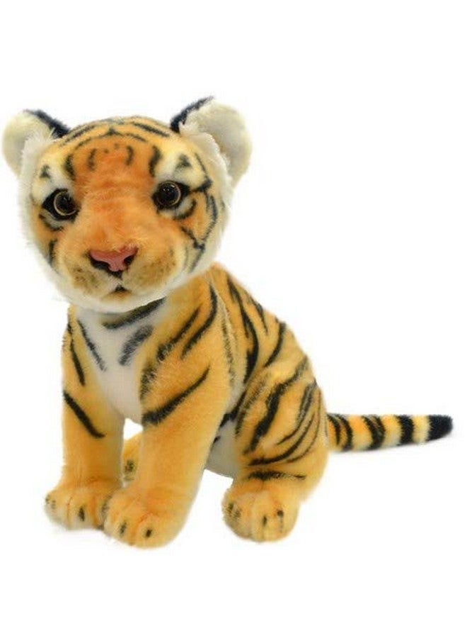 Tickles Siberian Jungle Tiger Soft Stuffed Animal Plush Toy For Kids Birthday Gifts Car (Color: Yellow & Black Size: 30 Cm) - Image 1