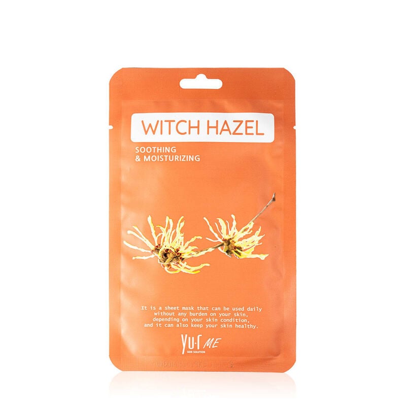 YU.R SKIN SOLUTION YU.R ME Witch Hazel Sheet Mask – Soothing & Hydrating Facial Sheet Mask - Image 1