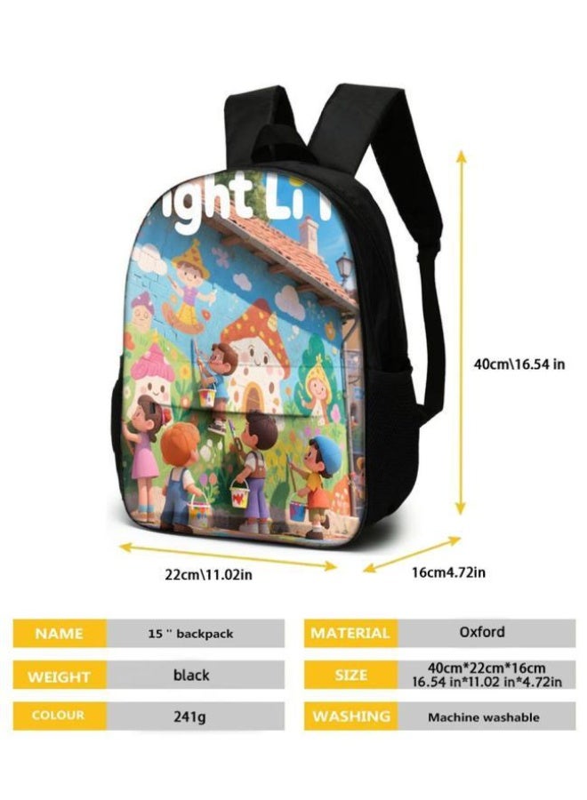 واضح من النار مجموعة من ثلاث قطع من حقائب الرسوم المتحركة، تتعامل بسهولة مع المناسبات المختلفة (الطلاب والأطفال ونزهات الأصدقاء وتسلق الجبال والدراسة وما إلى ذلك) | حقيبة ظهر + حقيبة محمولة باليد + حقيبة قرطاسية | هدايا الموسم المدرسي / العطلات - 114 - Image 5
