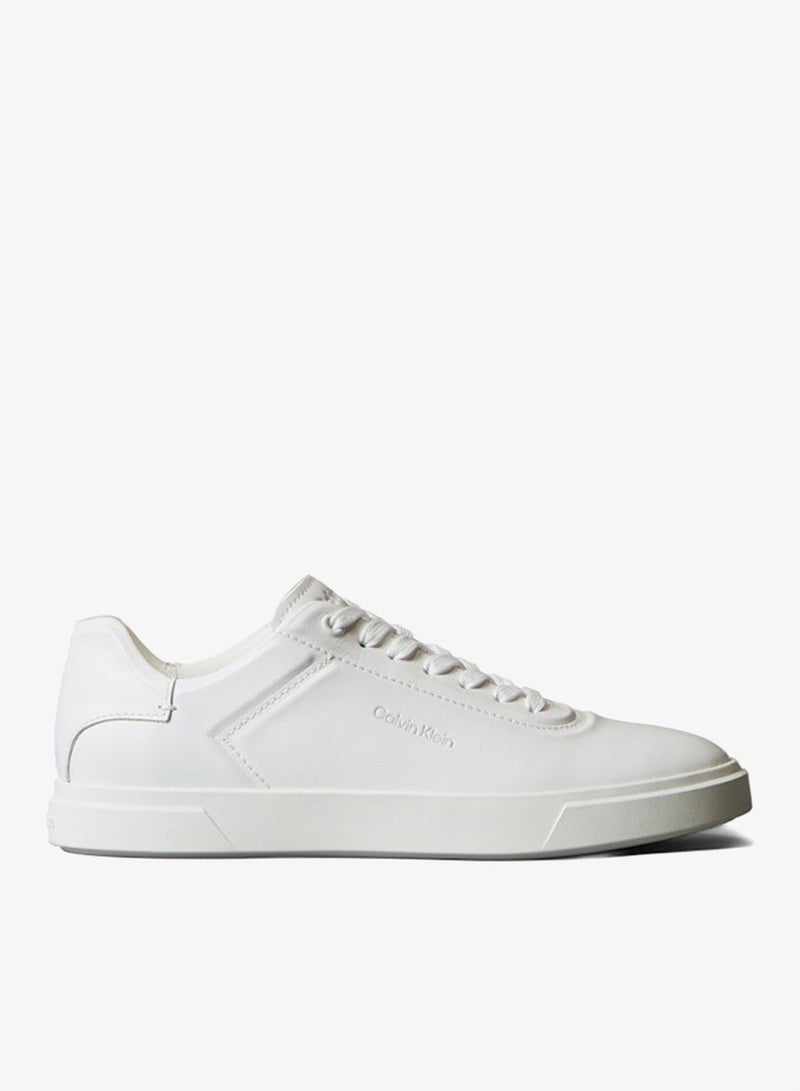 CALVIN KLEIN Brooke - Leather Tonal Logo Trainers - Image 1