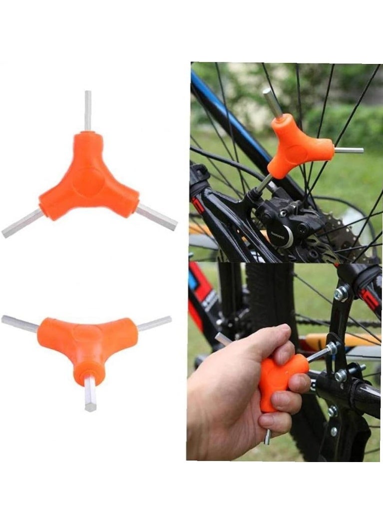طقم مفكات Y ثلاثي الاتجاهات لصيانة الدراجات الهوائية والجبلية، 3 في 1، تصميم مريح ومتين - Image 4
