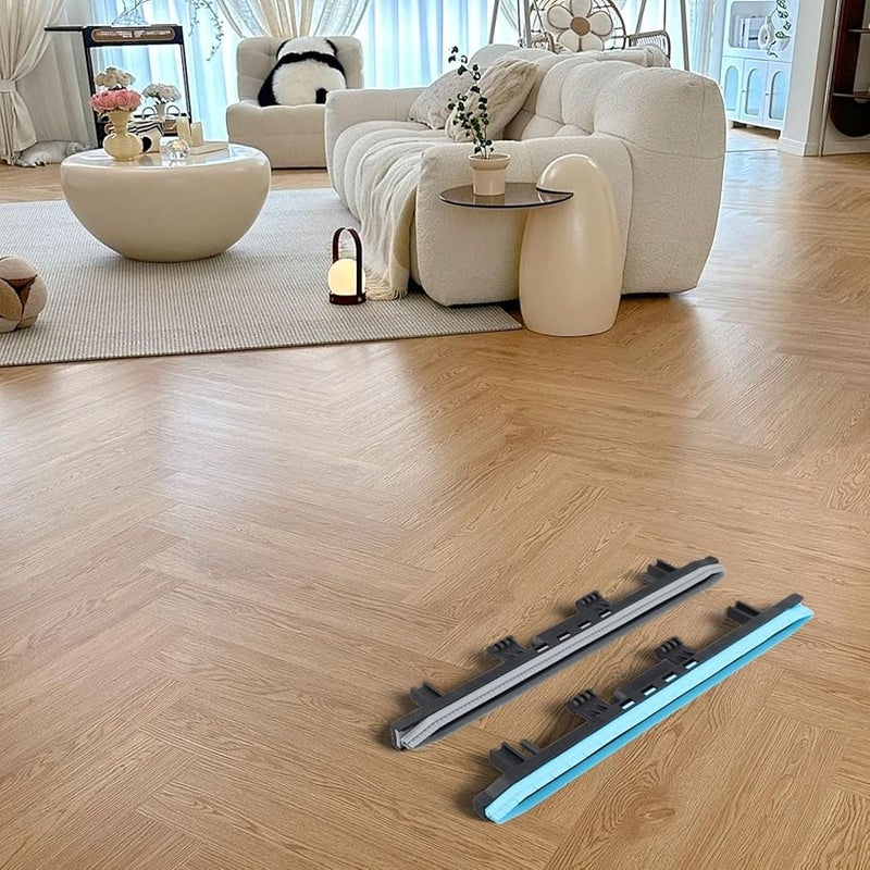 Karcher Floor Cleaner Replacement Rubber Scraper Strip Blue Black Set For Tiles Stone Wood - Image 5