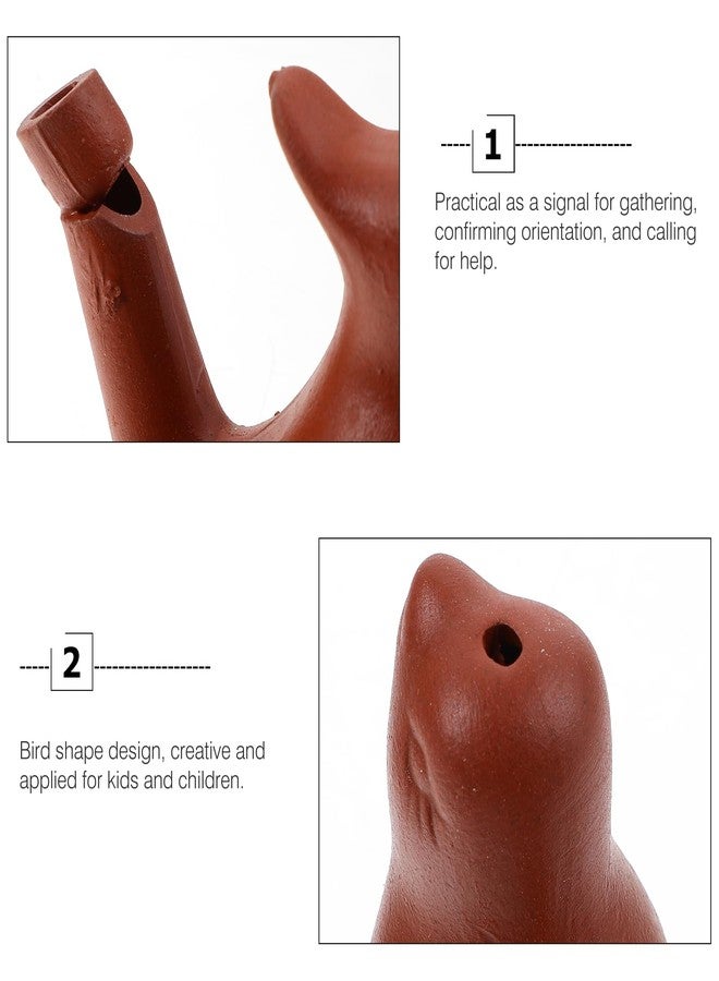 TOYANDONA 4Pcs Water Bird Whistle- Musical Bird Call Whistle Warbling Whistles for Kids Adults Ceramic Noisemaker Toys for Birthday Easter Christmas Party Favors - Image 3