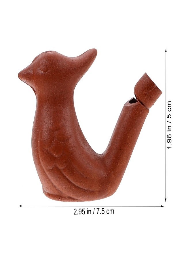 TOYANDONA 4Pcs Water Bird Whistle- Musical Bird Call Whistle Warbling Whistles for Kids Adults Ceramic Noisemaker Toys for Birthday Easter Christmas Party Favors - Image 2