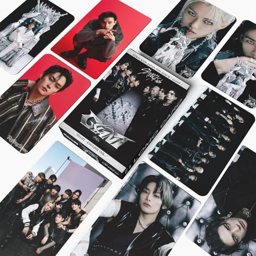 KPOPBP Stray Kids Giant Album Photocards 55 PCS KPOP Photo Cards SKZ Merch LOMO Card Set, Gift for Boys and Girls - Image 3