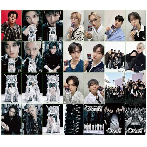 KPOPBP Stray Kids Giant Album Photocards 55 PCS KPOP Photo Cards SKZ Merch LOMO Card Set, Gift for Boys and Girls - Image 5