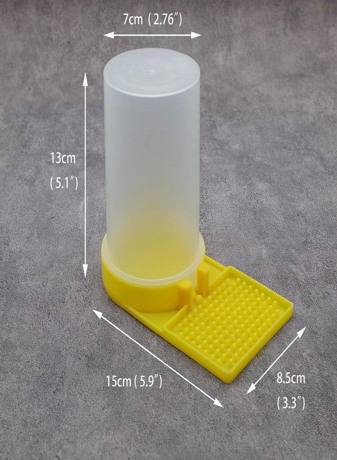 FOIBURELY Baby Bird Button Quail Yellow Water Feeder - Image 2