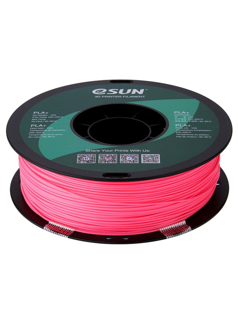 Esun 3D Printer Filament PLA+ 1.75 mm Dimensional Accuracy +/- 0.05 mm 1 Kg (2.2 lbs) Spool 3D Printing Material for 3D Printers – Pink - Image 3