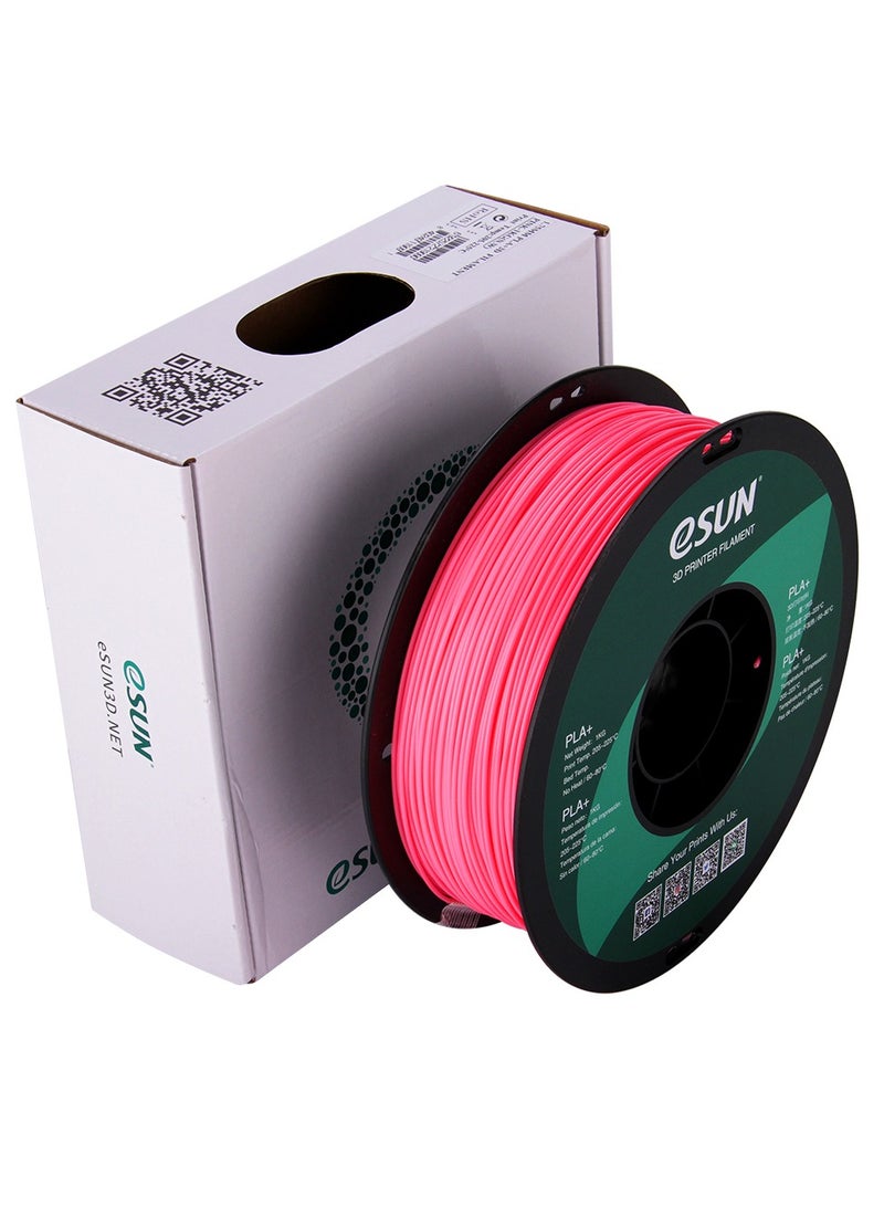 Esun 3D Printer Filament PLA+ 1.75 mm Dimensional Accuracy +/- 0.05 mm 1 Kg (2.2 lbs) Spool 3D Printing Material for 3D Printers – Pink - Image 5