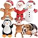 PELTEFLU Christmas Dog Squeak Toys for Small Medium Large Dogs Tough Chew Toy for Teething Chewing Durable Interactive Puppy Gifts 5Pack - Image 3