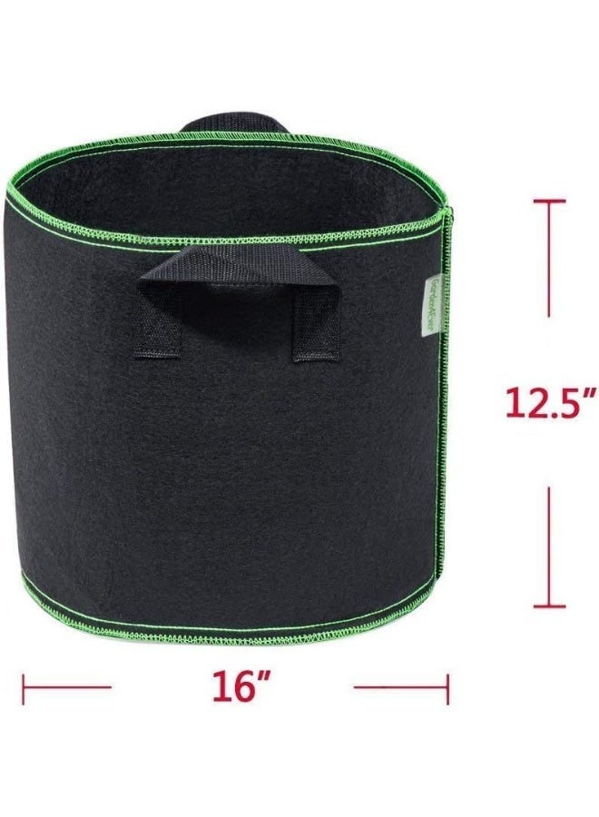 Beone Plant Grow Bags 5-Pack 10 Gallon Aeration Fabric Pots Container, for Growing Herb Flower Vegetable Potato Plants with Handles 40*30CM - Image 2