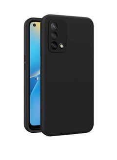 ZOOMEE Protective Shockproof Soft Slim Silicone Case Cover For OPPO A74 4G Black 