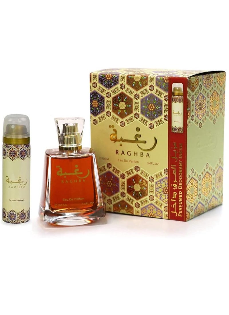 Lattafa - Raghba Perfume by Lattafa - Eau de Parfum for Unisex, 100ml - Image 1