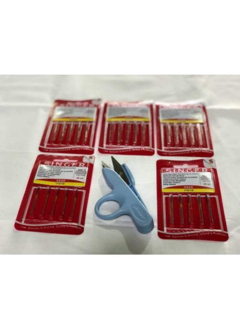 Artus Tedarik Artus Supply Singer Pfaff 18 Number Needle Set with Snap Scissors  - Image 1