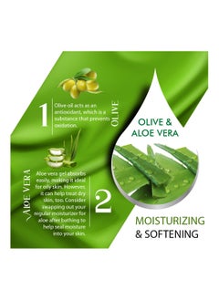 VCare VCare Silky Senses Body Lotion 1L  Olive And Aloe Vera Extracts| Moisturizing Body Lotion For Dry And Rough Skin |Deeply Nourishes Revitalizes And Makes Your Skin Silky Soft  - Image 4