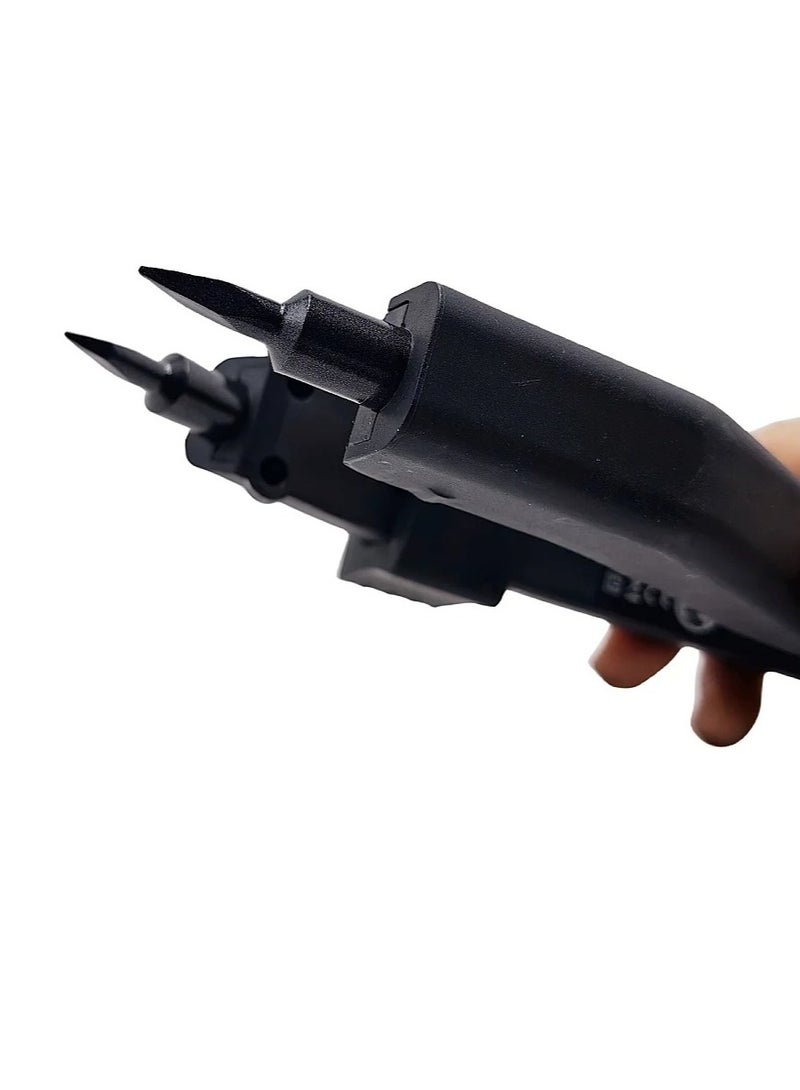 Estelle أداة تمديد الشعر، أداة توصيل الشعر الحراري القابلة للتعديل متعددة الوظائف، كماشة تسخين صغيرة ذكية لتمديد الشعر، أداة ربط الكيراتين لتمديد الشعر، (ذهبي) - Image 4