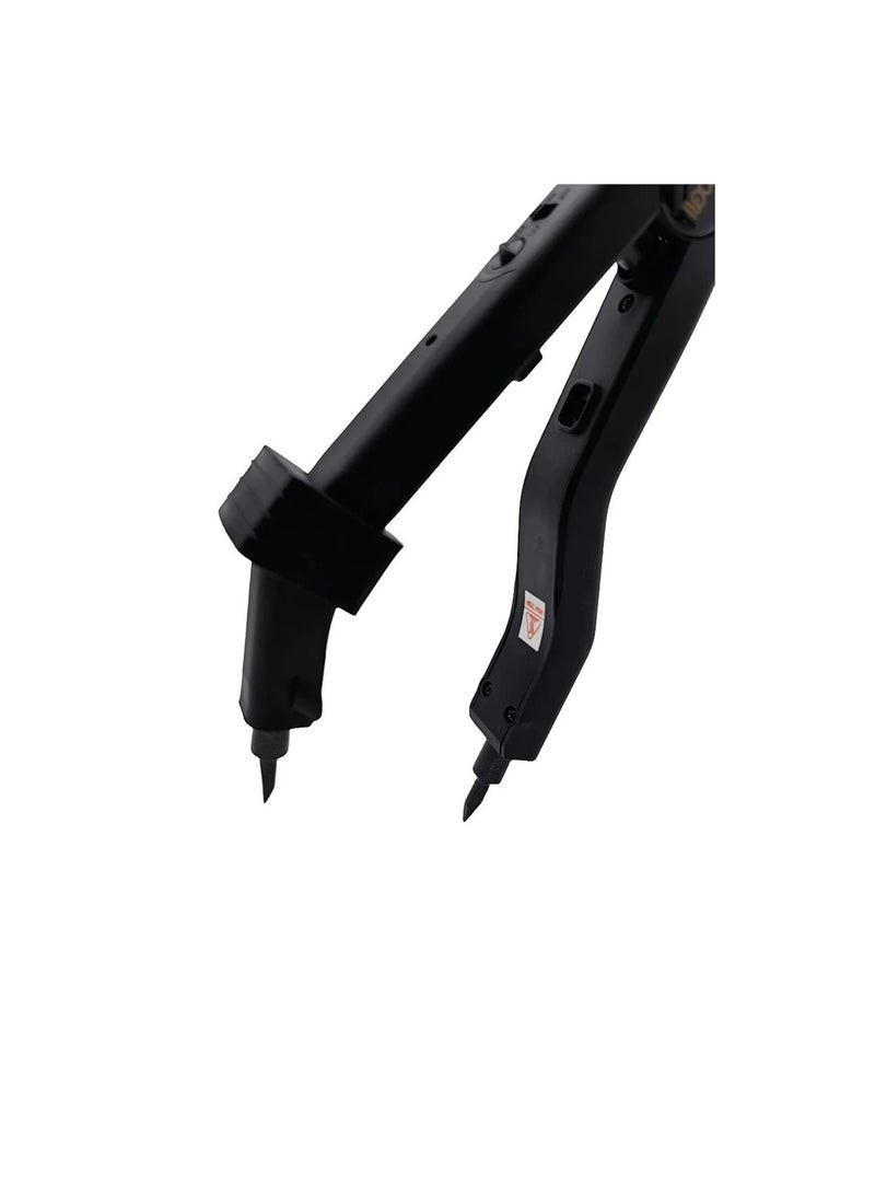 Estelle أداة تمديد الشعر، أداة توصيل الشعر الحراري القابلة للتعديل متعددة الوظائف، كماشة تسخين صغيرة ذكية لتمديد الشعر، أداة ربط الكيراتين لتمديد الشعر، (ذهبي) - Image 5