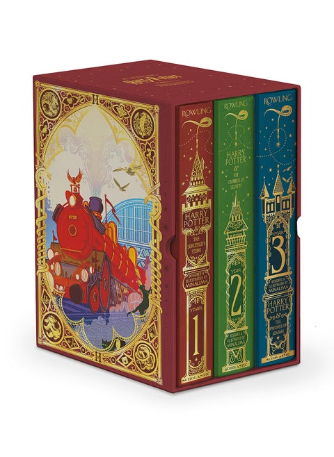 Harry Potter Books 1-3 Boxed Set (MinaLima Editions)