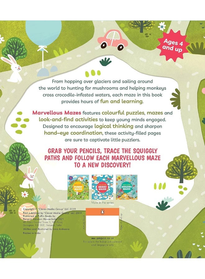 Mazes and more: Marvellous Mazes: Activity Books | Ages 4 and up | Full-colour Activity Books for Children: Fun activities, Mazes, Puzzles, Matching Games and Problem-Solving and More  - Image 2