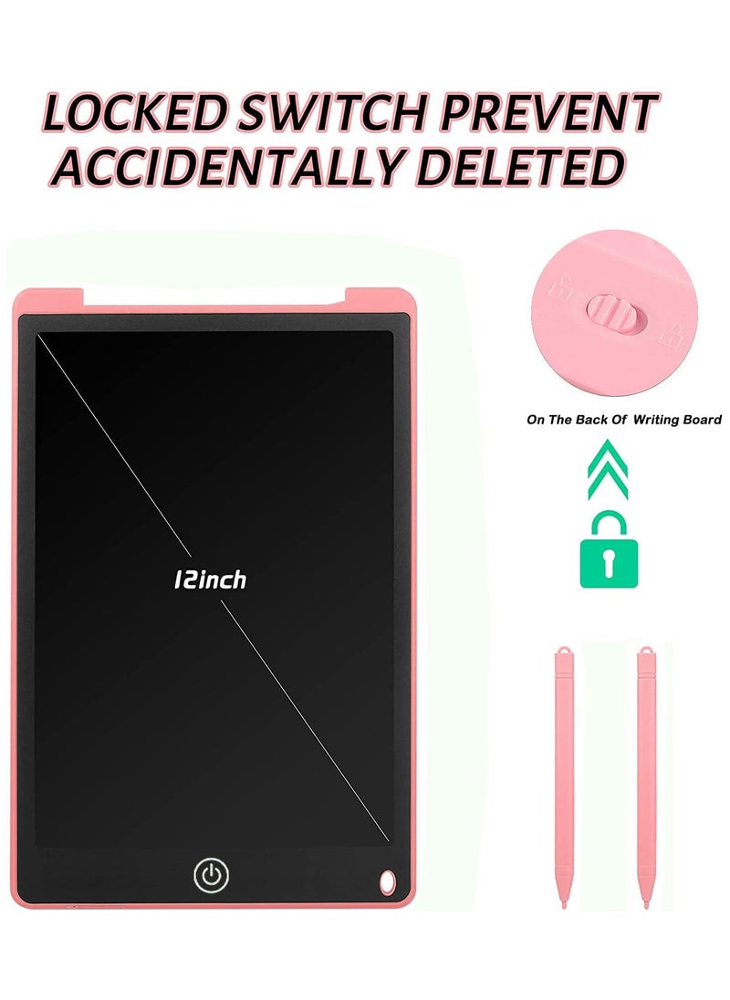 تابلت كتابة LCD للاطفال 8.5 انش، لوح رسم ملون مع خاصية المسح بنقرة واحدة وقفل وقلم، لوحة كتابة قابلة لاعادة الاستخدام للاعمار من 3 الى 12 سنة..  - Image 3