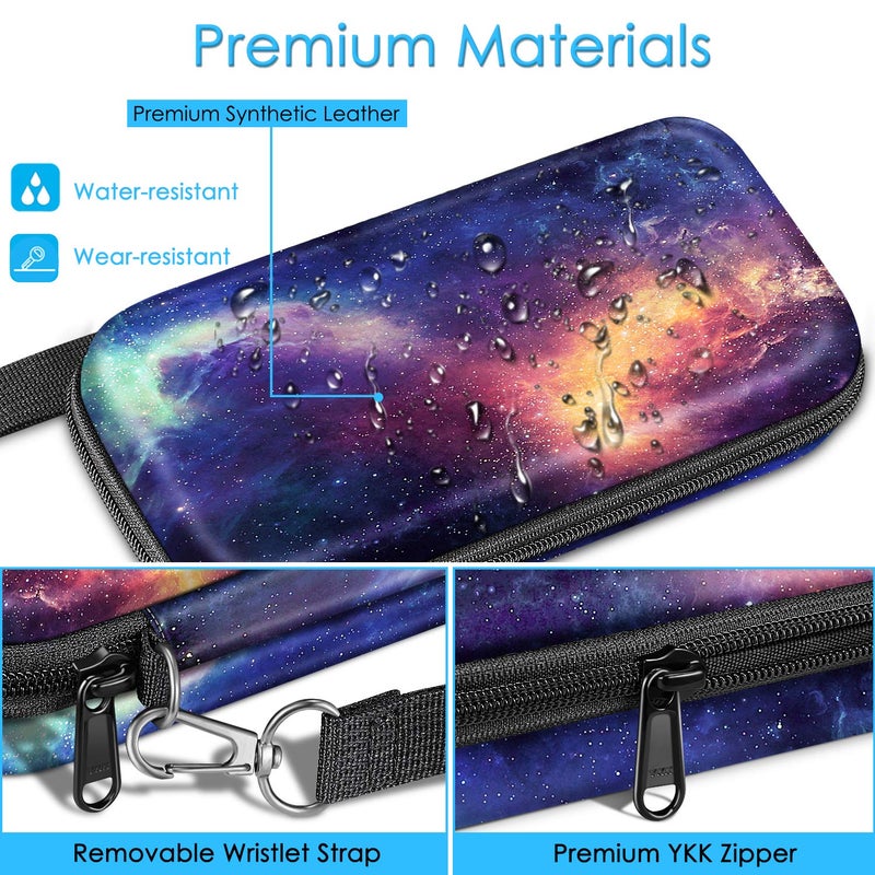 FINTIE Graphing Calculator Carrying Case for TI-84 Plus CE, Hard EVA Shockproof Protective Box for TI-83 Plus CE/Casio fx-9750GII (Galaxy) - Image 4