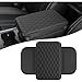 AMZAUTO Car Center Console Cover Leather Car Arm Rest Cover with 2 Storage Bags Universal Auto Armrest Cushion Pad Automobile Interior Accessories Protector for Most Vehicles SUVs Trucks Black - Image 2