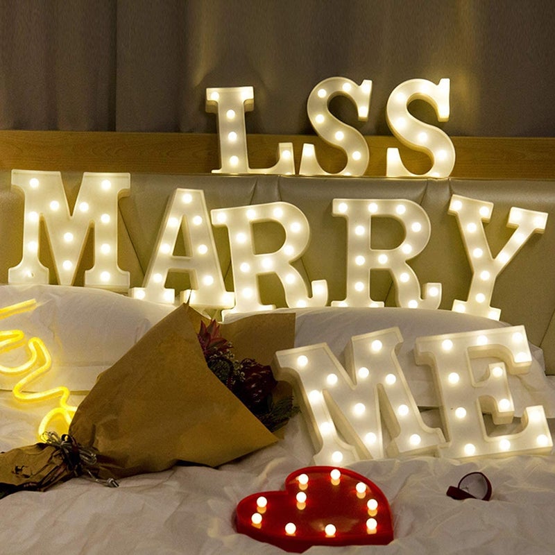 DesiDiya LED Marquee Alphabet Letters Light Sign for Decoratrion Decor Walls Hanging Birthday Party Light Number7 - Image 5