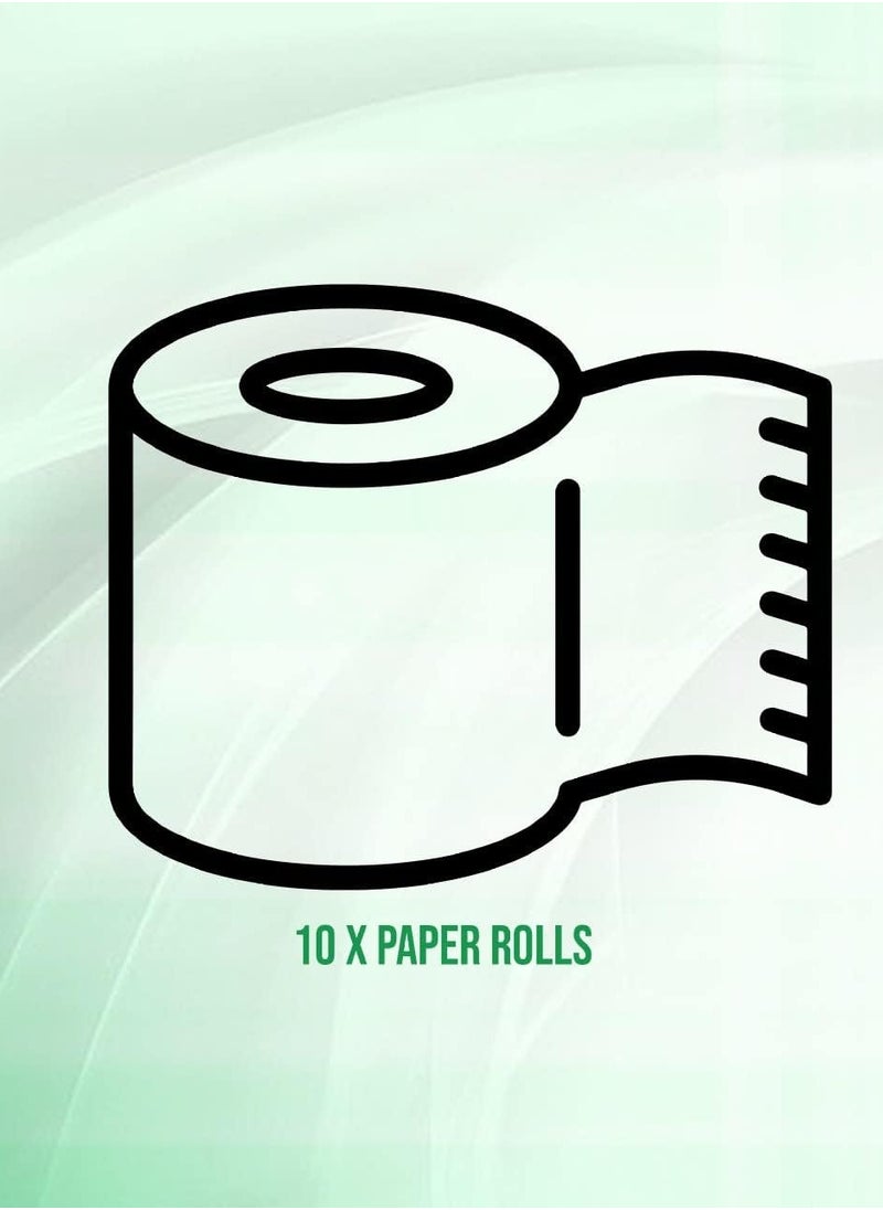 Generic Tu muh Toilet Tissue Rolls Pure, Soft 2PLY 500 Sheet 10 Piece/ 2 Pack  - Image 3