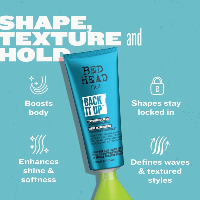 TIGI Bed Head Back It Up texturizing Cream for Shape and Texture 4.23 fl oz - Image 3